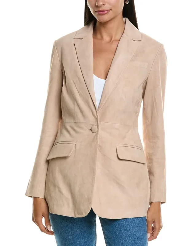 Mia Leather Blazer