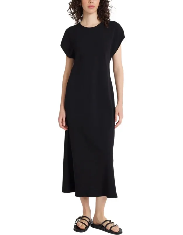 Midi Dress - Meteorite, Back Button