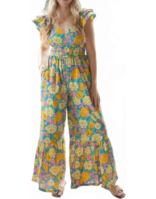 Floral Jumpsuit