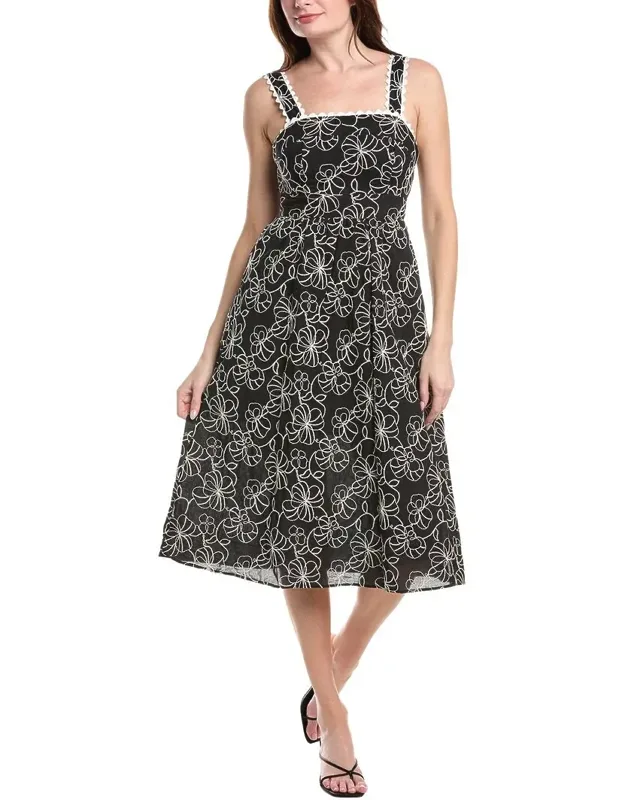 Floral A-line Dress