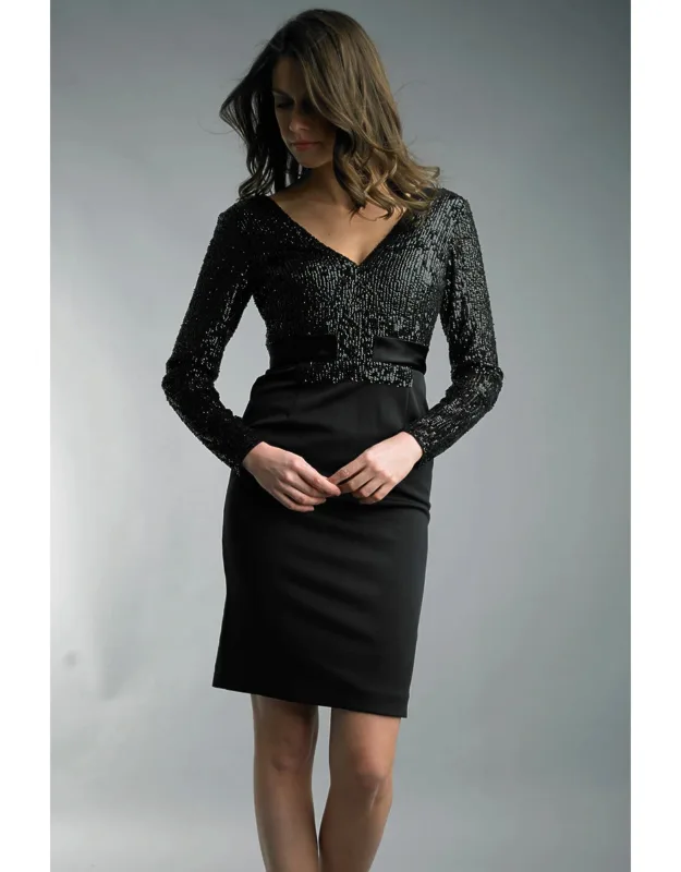 Sequin Sheath Cocktail Dress