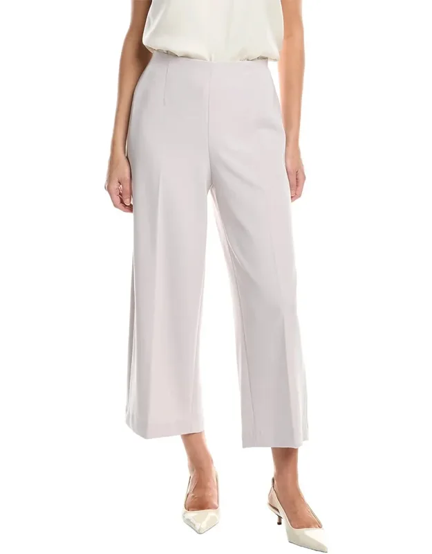 High Rise Pull-on Wide Leg Crop Pants