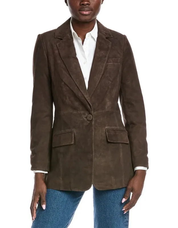 Mia Leather Blazer