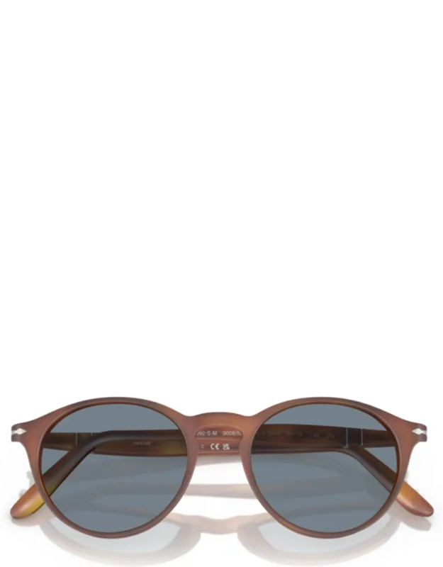Rounded Acetate Sunglasses With Tortoiseshell Pattern