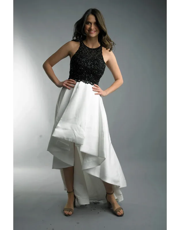 Bead Halter Dress
