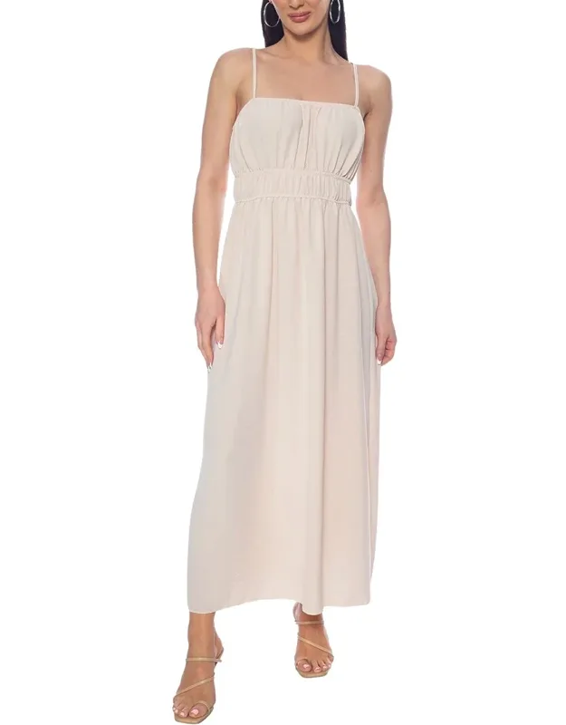 Airflow Elastic Waist Maxi Dress