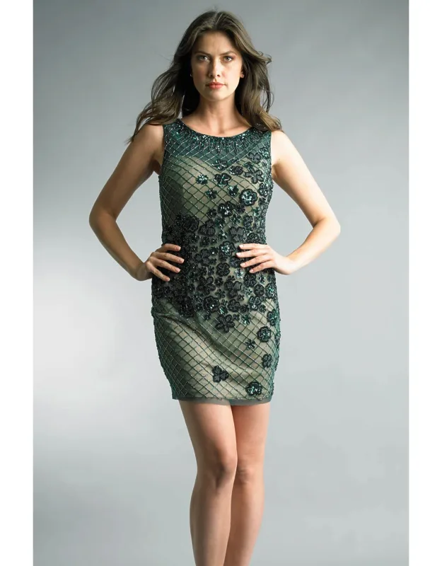 Sequin Sheath Cocktail Dress