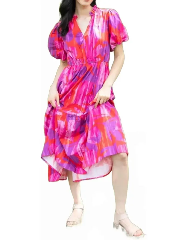 Floral Delight Tiered Dress