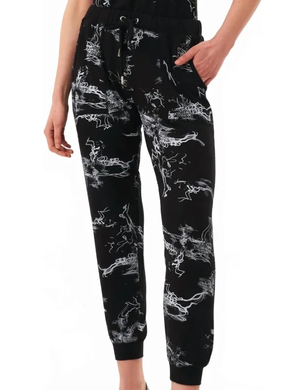 Abstract Print Joggers