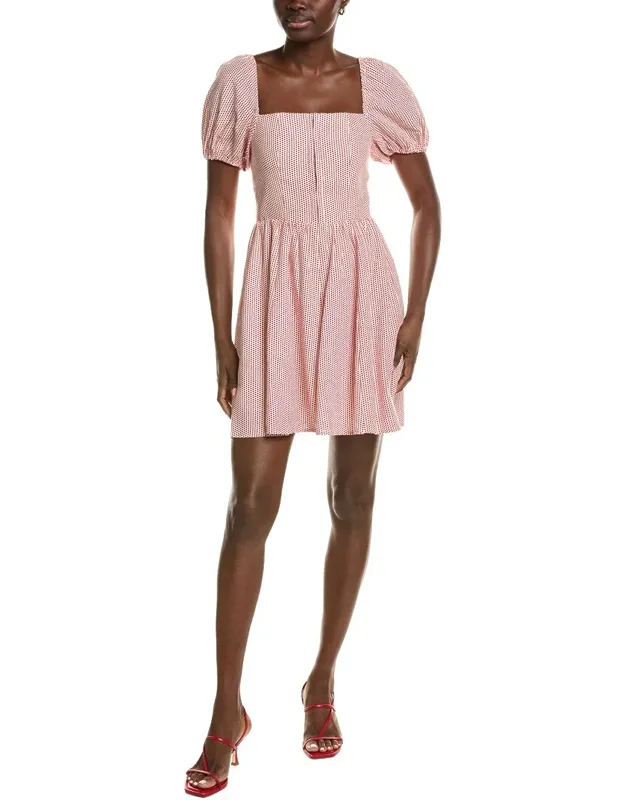 Linen-blend Mini Dress
