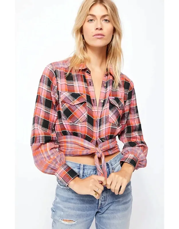 First Bloom Plaid Shirt
