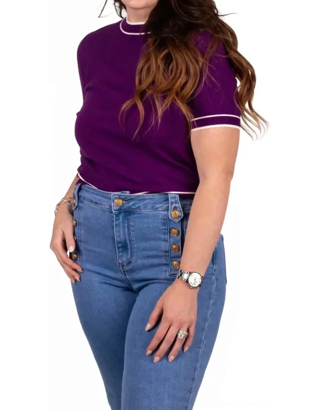 Essence Short Sleeve Sweater