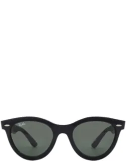 Wayfarer Green Round Sunglasses