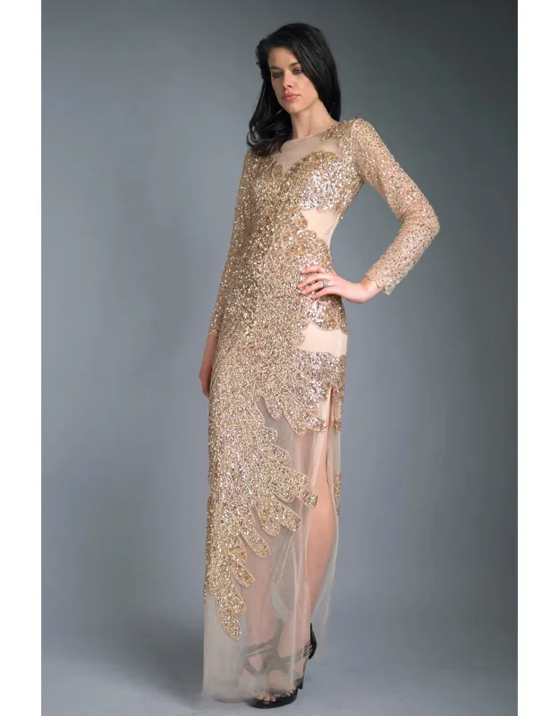 Sequined Evening Dress