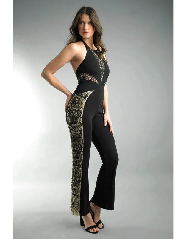 Lace Halter Jumpsuit