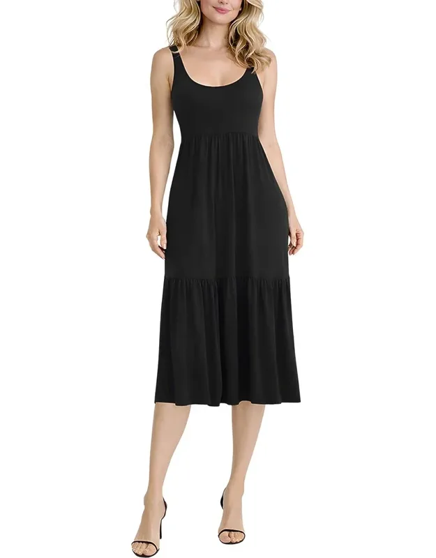 Sleeveless Tiered Maxi Dress