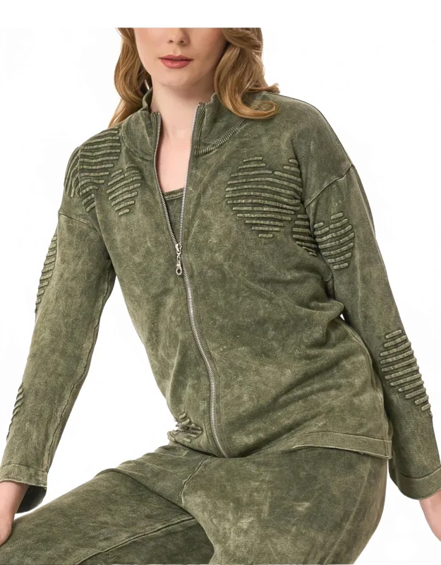 Zip Up Heart Jacket