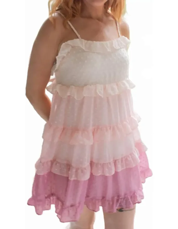 Delight Swiss Dot Mini Dress