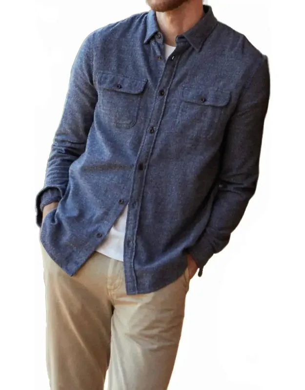 Transitional Flannel Utility Shirt