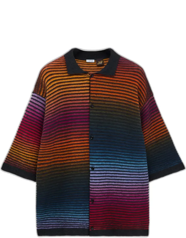 Multi-stripe Knit Shirt