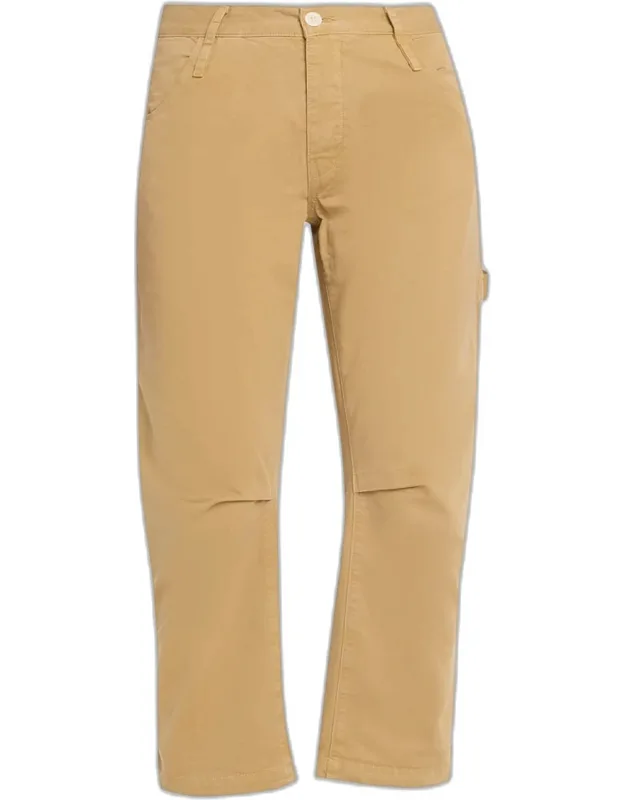 The Hammer Loop Barrel-leg Crop Carpenter Pants