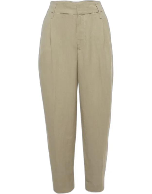 Cotton Straight Fit Trousers