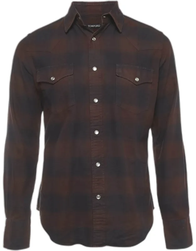 Buffalo Check Cotton Flannel Western Shirt