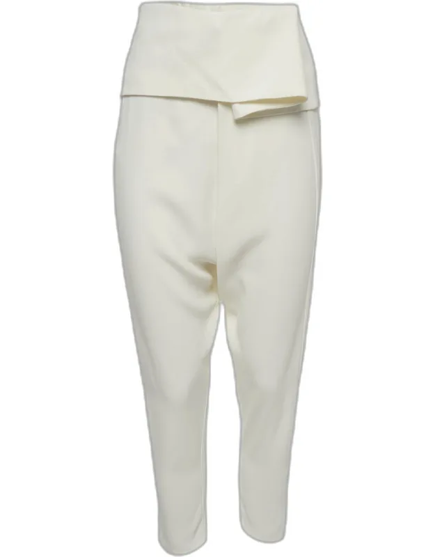 Rayon Blend Foldover Waistband Pants