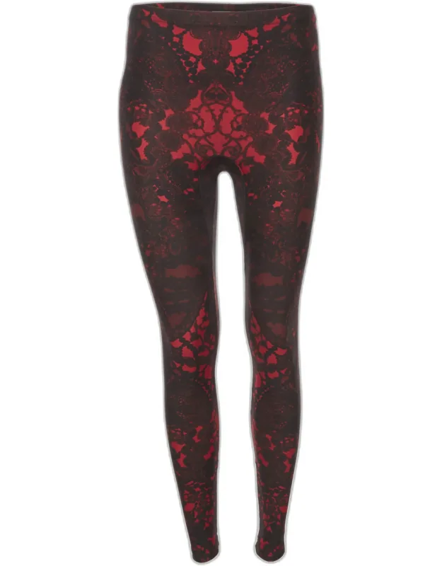 Victorian Lace Print Knit Leggings