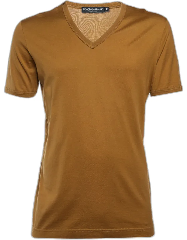 Cotton V-neck T-shirt