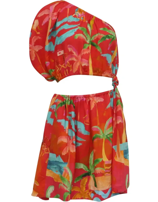 Ipanema One Shoulder Mini Dress