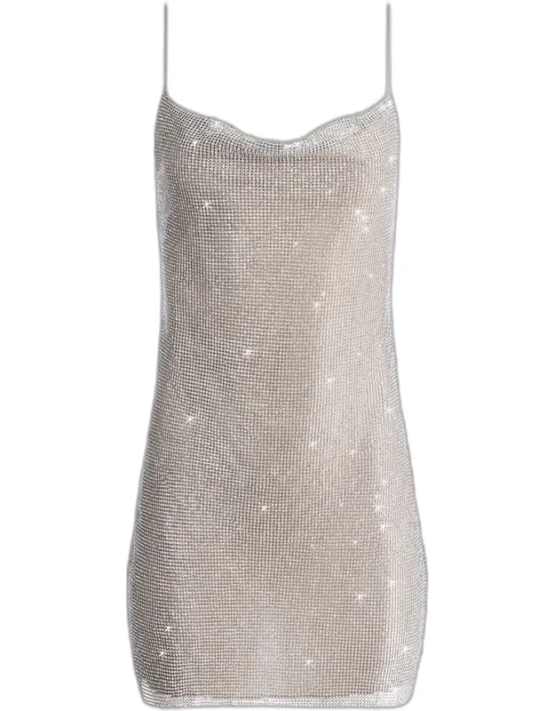 Crystal Chainmail Slip Dress
