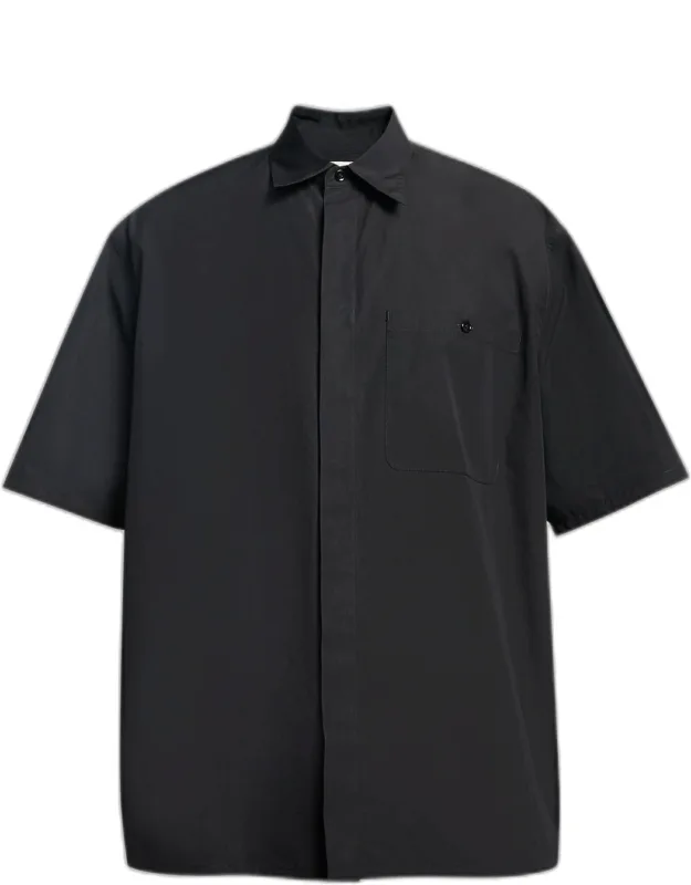 Cotton Chemise Short-sleeve Shirt