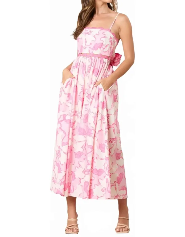 Savannah Back Tie Maxi Dress