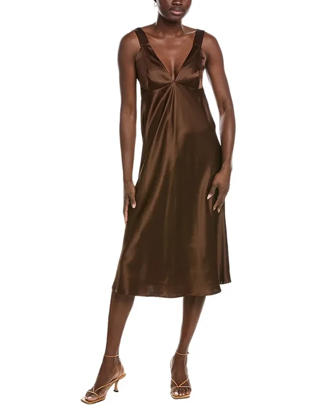 Silk Charmeuse Slip Dress