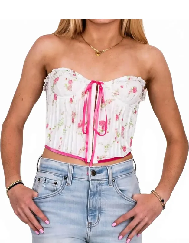 Ribbon Corset Top