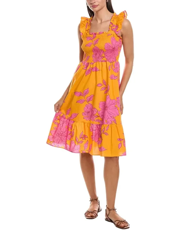 Cap Sleeve Midi Dress