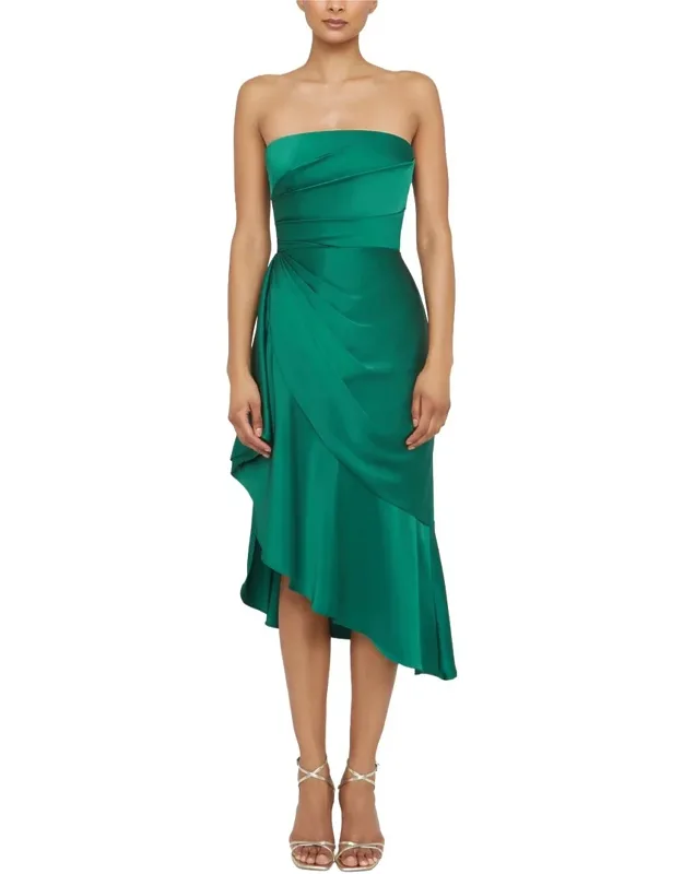 Sinead Strapless Midi Dress