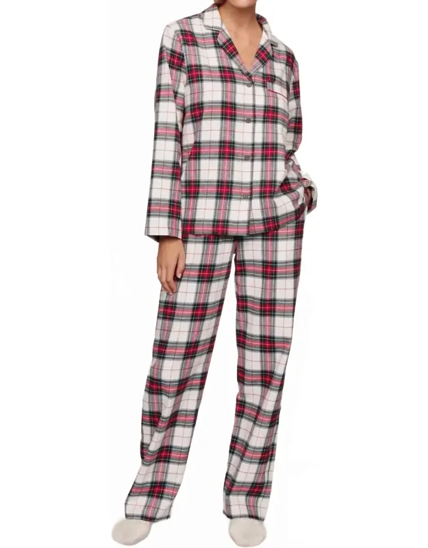 Flannel Pajama Set