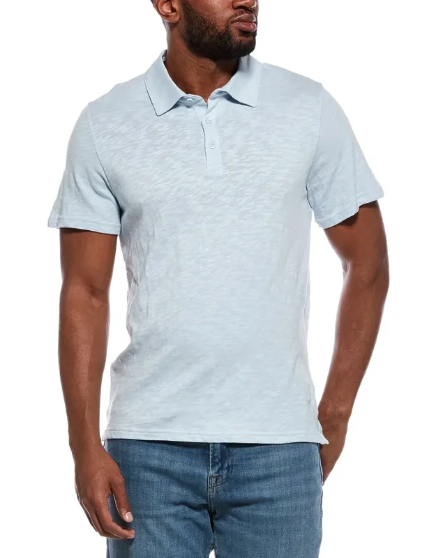 Slub Short Sleeve Polo Shirt