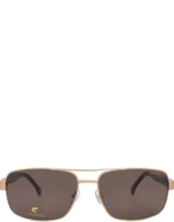 Polarized Bronze Rectangular Sunglasses