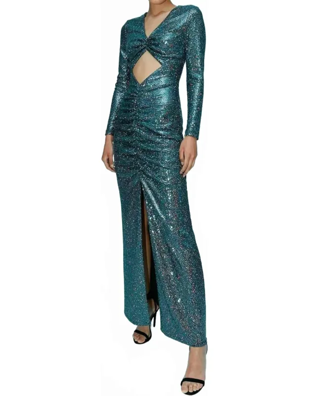 Delfina Cut Out Long Sleeve Dress