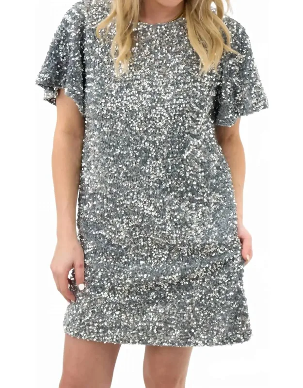 Sequin Mini Dress