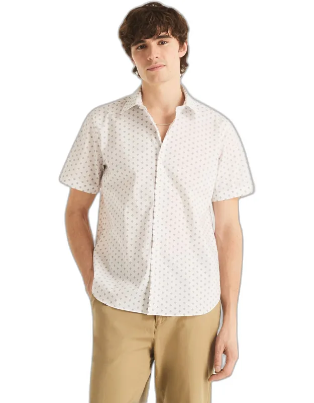 Wrinkle-resistant Classic Fit Printed Shirt