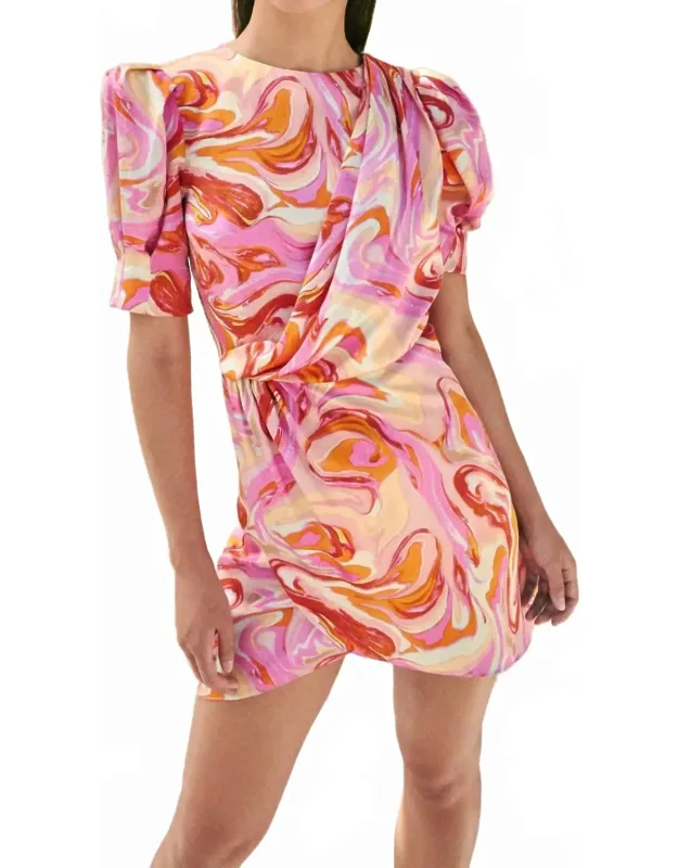 Silk Satin Mini Dress