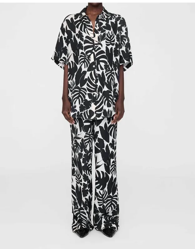 Elain Slim Wide Leg Pants