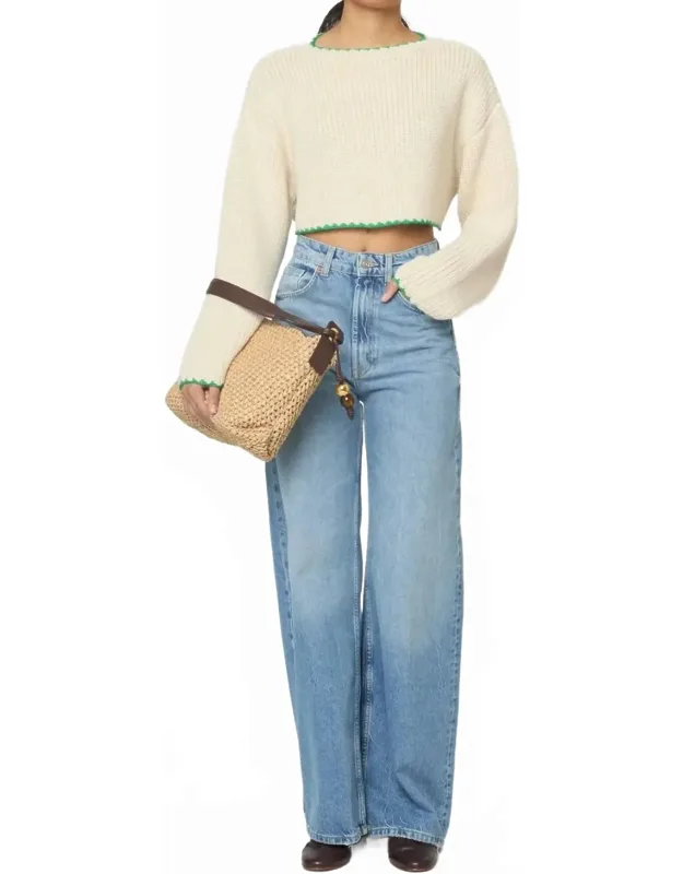 Super-cropped Sweater Top