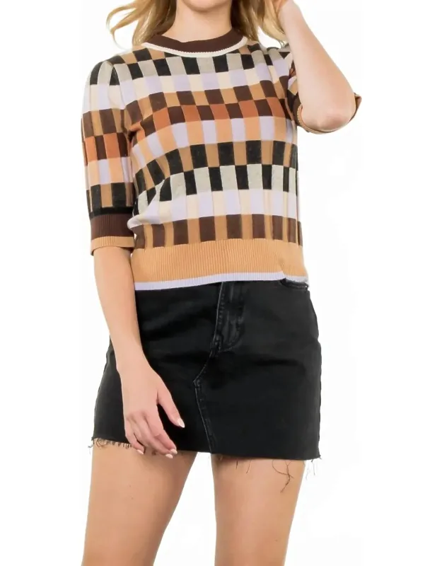 Textured Knit Sweater