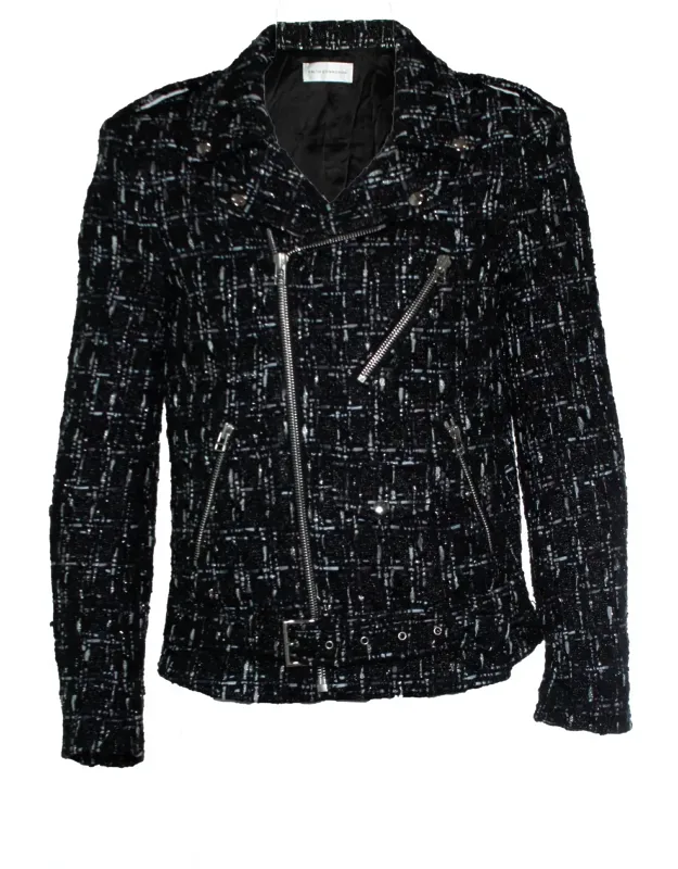Tweed Biker Jacket