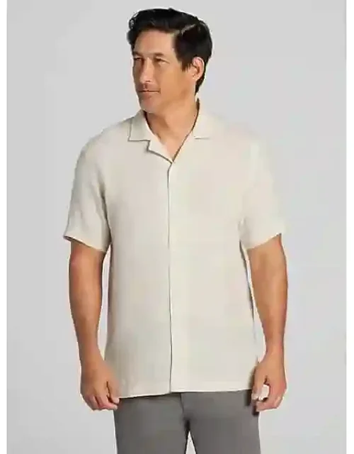 Modern Fit 100% Linen Camp Shirt
